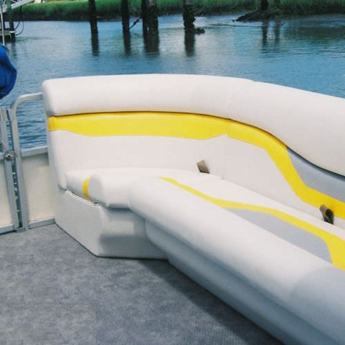 Banqueta para barco pontón - RE12 - Veada Industries - con cofre / de esquina
