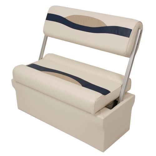 Banqueta para 2 personas - SH17  - Veada Industries - para barco pontón / con respaldo reversible / con cofre
