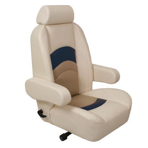 Asiento piloto - HS1000 - Veada Industries - para barco / con reposabrazos / respaldo reclinable