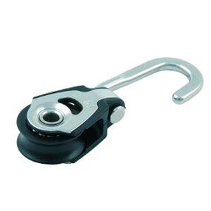 Polea simple - A2021HK - Allen Brothers - con gancho / con rodamiento de bolas / Ø máx. cabo: 6 mm