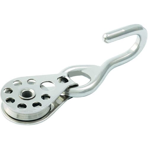 Polea simple - A4379HK - Allen Brothers - con gancho / con rodamiento de bolas / Ø máx. cabo: 6 mm