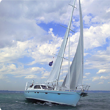 Yate de vela de crucero - BOUGAINVILLAEA 65 - Kanter Yachts - con popa abierta / con bauprés / con doble rueda de timón