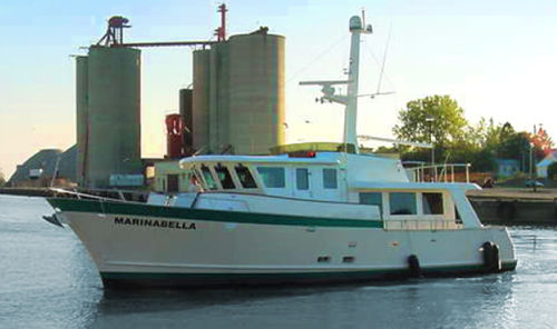 Yate a motor de crucero - PASSAGE MAKER 54 - Kanter Yachts - offshore / raised pilothouse / con 2 camarotes