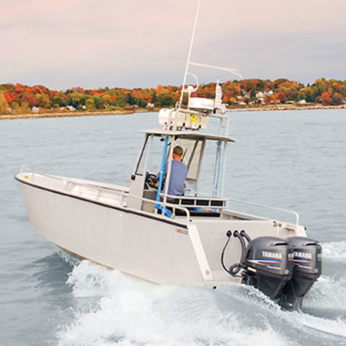 Barco open fueraborda - 7.5m - Kanter Yachts - bimotor / con consola central / con solárium