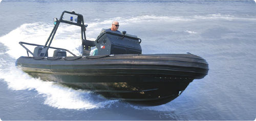 Barco profesional barco de vigilancia - 6m - Kanter Yachts - fueraborda / embarcación neumática semirrígida