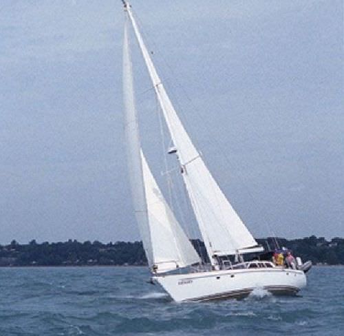 Velero de crucero - 47 - Kanter Yachts - de aluminio / con bauprés