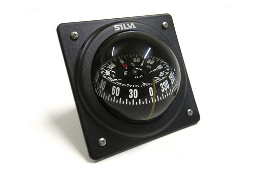 Brújula de navegación para velero - 70P - Silva - magnética / vertical / empotrable