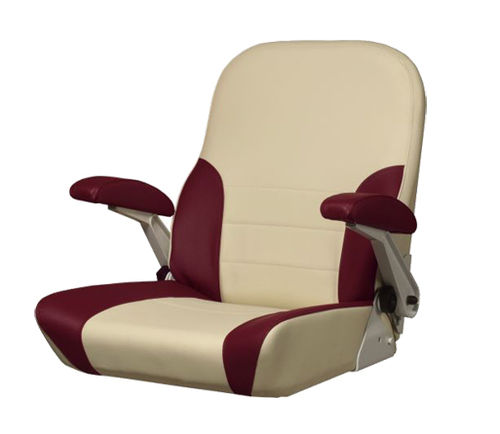 Asiento piloto - Varius H - Pörtner - para barco / con reposabrazos / respaldo abatible