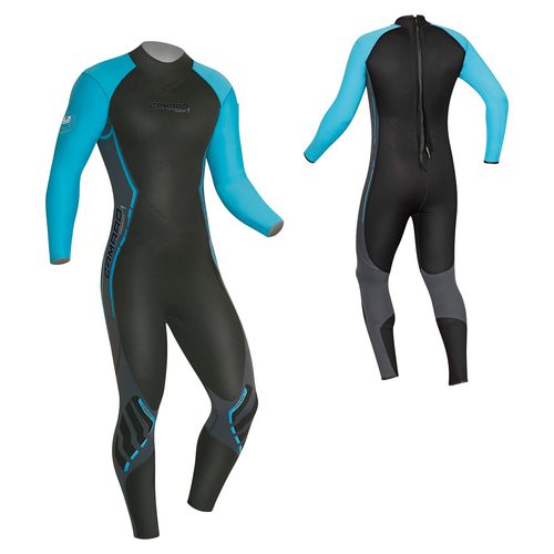 Traje semiseco de buceo - TITANIUM 1 OVERALL - CAMARO, Erich Roiser - integral / de manga larga / 1 mm