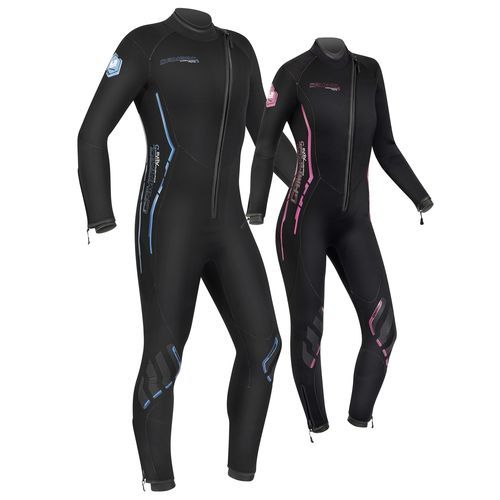 Traje semiseco de buceo - ALPHA 5 OVERALL - CAMARO, Erich Roiser - integral / de manga larga / 5 mm