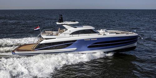 Yate a motor de crucero - LUCY PENGUIN - Van der Valk Shipyard - con hard-top / IPS / con 3 camarotes