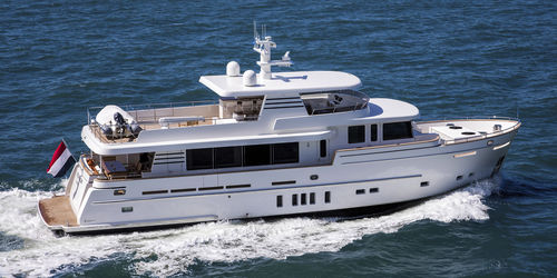 Yate a motor de crucero - FALCON - Van der Valk Shipyard - explorer / con fly / con caseta de timón