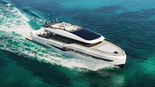 Yate a motor de crucero - EDGE 65 - Van der Valk Shipyard - con fly / fueraborda / con 3 camarotes