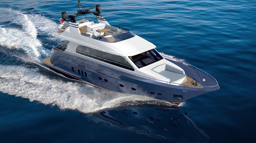 Yate a motor de crucero - MICAMO - Van der Valk Shipyard - con fly / con caseta de timón / IPS