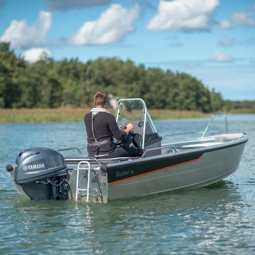 Barco open fueraborda - S / S1 / SCC - FISKARS Inha Works., Buster Boats - con consola central / con consola lateral / de pesca deportiva