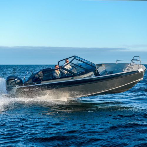 Runabout fueraborda - MAGNUM - FISKARS Inha Works., Buster Boats - con doble consola / bow-rider / de aluminio