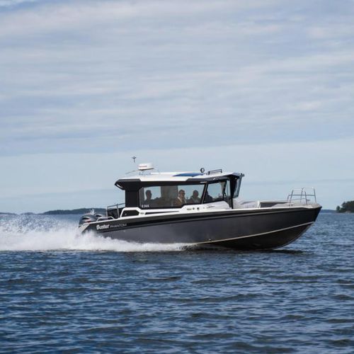 Cabin-cruiser fueraborda - PHANTOM C - FISKARS Inha Works., Buster Boats - bimotor / con hard-top / con caseta de timón