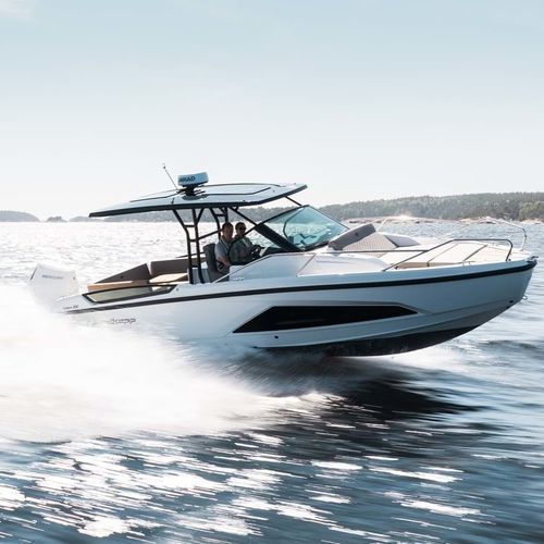 Cabin-cruiser fueraborda - Enduro 830 - Nordkapp Boats - open / con doble consola / clásico