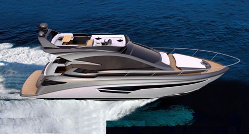 Yate a motor de crucero - 50 FLY - Cobrey Yachts - con fly / IPS / con 2 camarotes