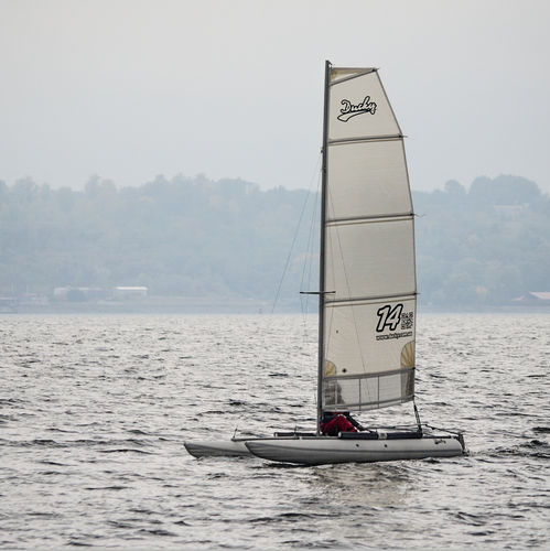 Catamarán deportivo hinchable - Ducky-14s - Inflatable Solution - Eduard Maydanik - individual / cat boat