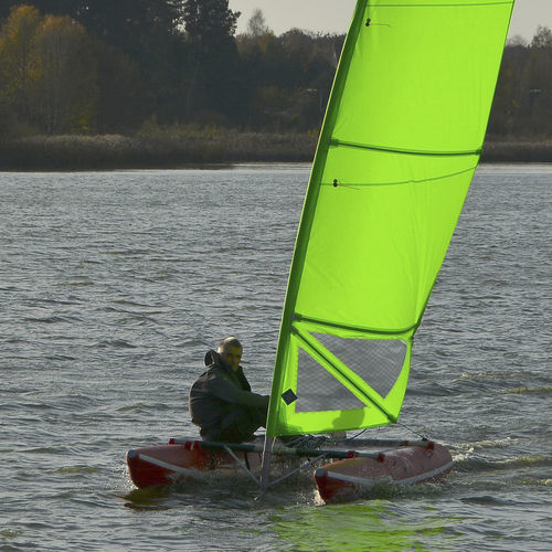 Catamarán deportivo hinchable - Ducky-13 - Inflatable Solution - Eduard Maydanik - individual / cat boat