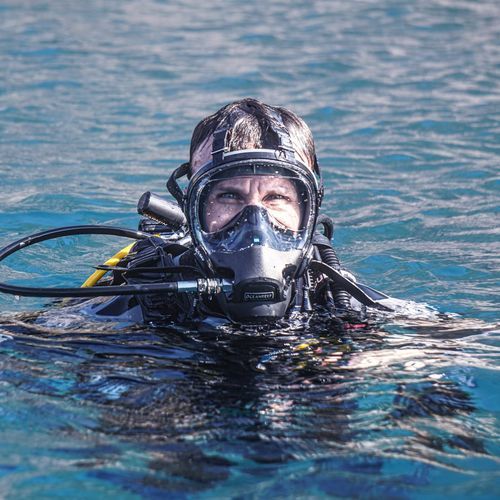 Gafas de buceo faciales integrales - NEPTUNE III BASIC - Ocean REEF - para buceo profesional
