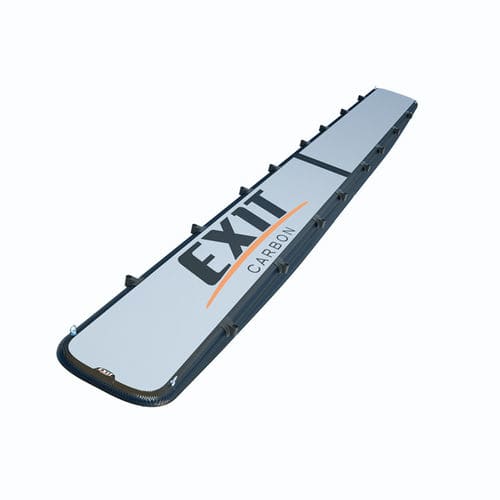 Pasarela para barco - Elisa - Exit Carbon - plegable / manual / con baranda