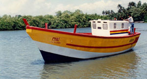 Barco profesional barco de pesca profesional - NM-35 - Neil Marine (Pvt) Ltd - intraborda / de fibra de vidrio