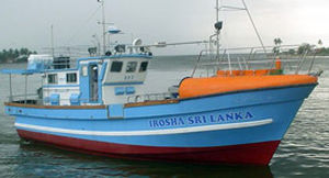 Barco profesional barco de pesca profesional - NMDF-54 - Neil Marine (Pvt) Ltd - fueraborda / de fibra de vidrio