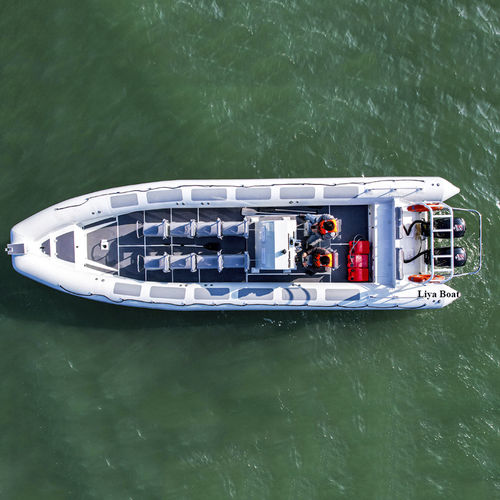 Bote fueraborda - Alu LY90-LY100 - Qingdao Lian Ya Boat Co.,Ltd. - open / de aluminio