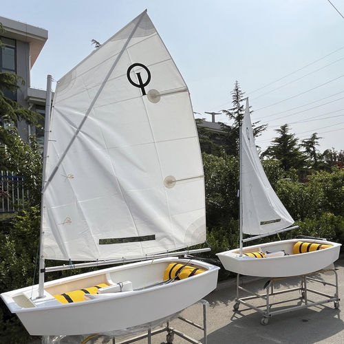 Barco de vela ligera Optimist - OP Sailling  - Qingdao Lian Ya Boat Co.,Ltd. - individual / para niños / doble
