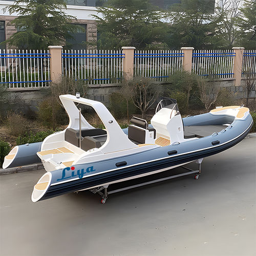 Embarcación neumática fueraborda - 660 - Qingdao Lian Ya Boat Co.,Ltd. - gasolina / RIB / open