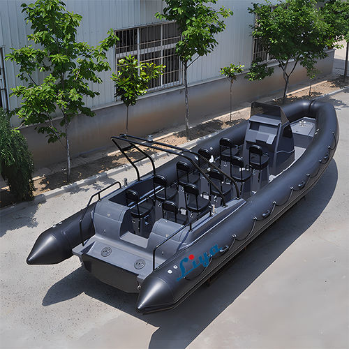 Embarcación neumática fueraborda - RIB830 - Qingdao Lian Ya Boat Co.,Ltd. - gasolina / bimotor / RIB