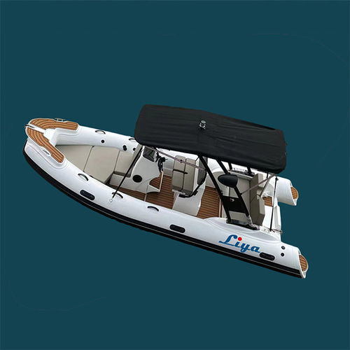 Embarcación neumática fueraborda - HYP520 - Qingdao Lian Ya Boat Co.,Ltd. - gasolina / semirrígida / con consola central