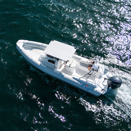 Embarcación neumática fueraborda - HYP830 - Qingdao Lian Ya Boat Co.,Ltd. - gasolina / bimotor / semirrígida