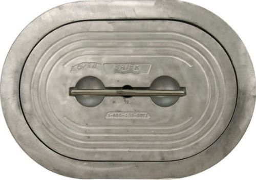 Escotilla para buque - BFHQTH15X24 - BAIER MARINE - rectangular / abrible / con cantos redondeados