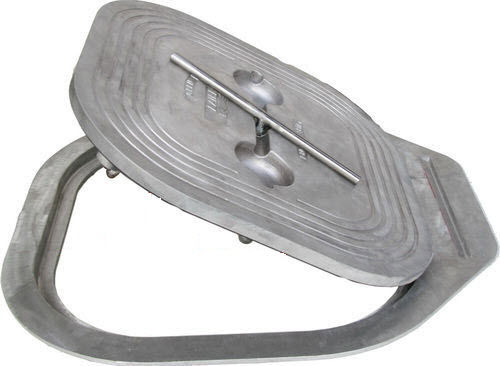 Escotilla para buque - BFHHQTH24X24 - BAIER MARINE - rectangular / semiestanca