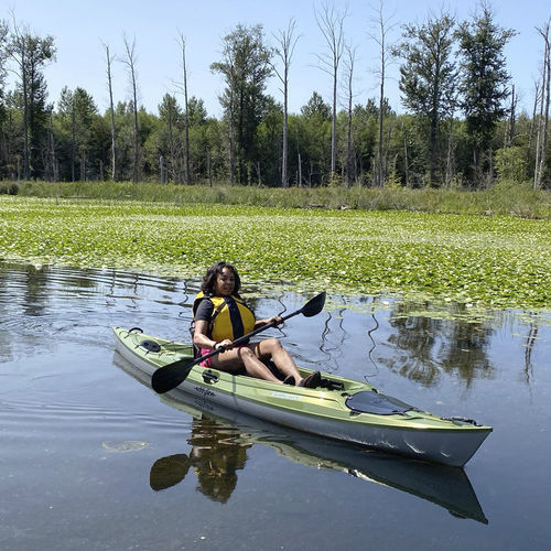 Kayak sit-on-top - Caribbean 14 - Eddyline Kayaks - de pesca / de mar / para adulto
