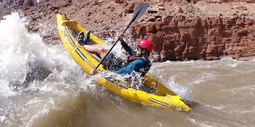 Kayak sit-on-top - Attack™ Pro - Advanced Elements - hinchable / de aguas bravas / para adulto