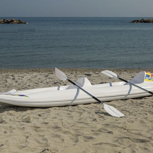 Canoa de recreo - SURF D - CNA Centro Nautico Adriatico - para 2 personas / de fibra de vidrio / de poliéster