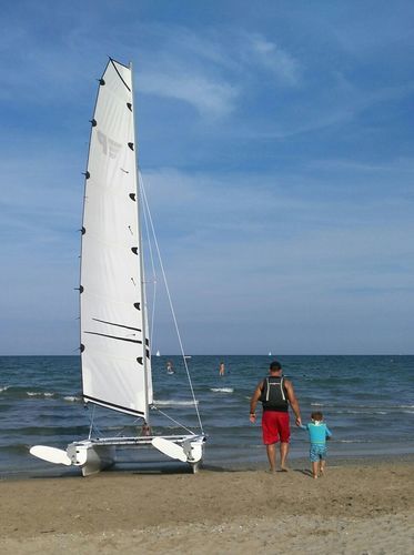 Catamarán deportivo de recreo - Phantom Club - CNA Centro Nautico Adriatico - para escuela / doble / con un trapecio