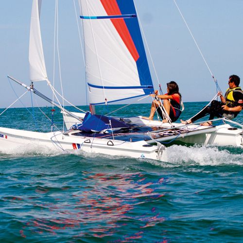 Catamarán deportivo de recreo - Phantom 18' - CNA Centro Nautico Adriatico - para escuela / doble / con dos trapecios