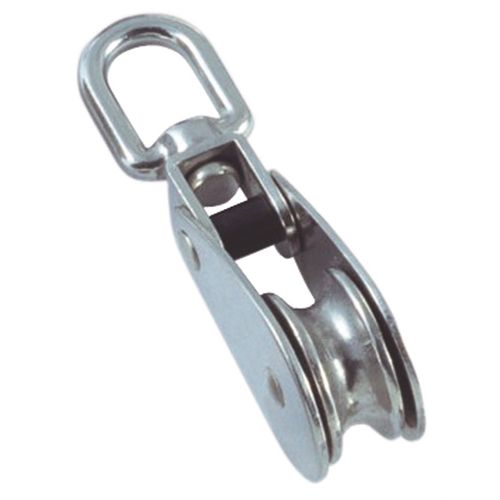 Polea simple - 8369 series - Marinetech Edelstahlhandel GmbH & Co.KG - con giratorio / con rodamiento de bolas / Ø máx. cabo: 10 mm
