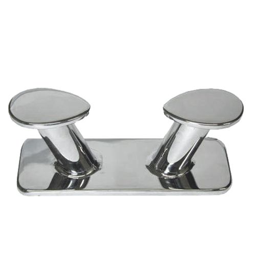 Bita de amarre para pantalán - 8529 series - Marinetech Edelstahlhandel GmbH & Co.KG - para barco / doble / de acero inoxidable