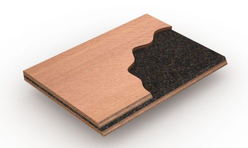 Panel sándwich para tabique de buque - LARIPHON® - BELLOTTI SPA - para aislamiento acústico / para suelo interior / para techo de buque