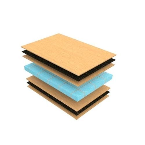 Panel sándwich para tabique de buque - LARIPHON® LARICROSS® - BELLOTTI SPA - para aislamiento acústico / para el acondicionamiento de buques / de caucho