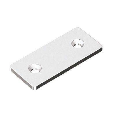Contraplaca de bisagra - 9207P - Foresti & Suardi - de acero inoxidable