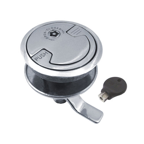 Pestillo para barco - 9203A - Foresti & Suardi - con cerradura / de acero inoxidable / para paneles