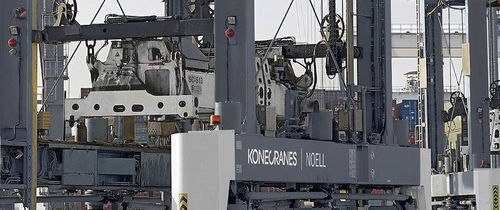 Carretilla pórtico para contenedores - A-SPRINTER - Konecranes