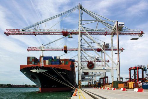 Grúa pórtico para contenedores post-panamax - STS - Liebherr-International Deutschland